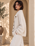 Women’s Collared Relaxed Knit Sweater