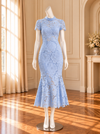 Women’s Short Sleeve Lace Dress