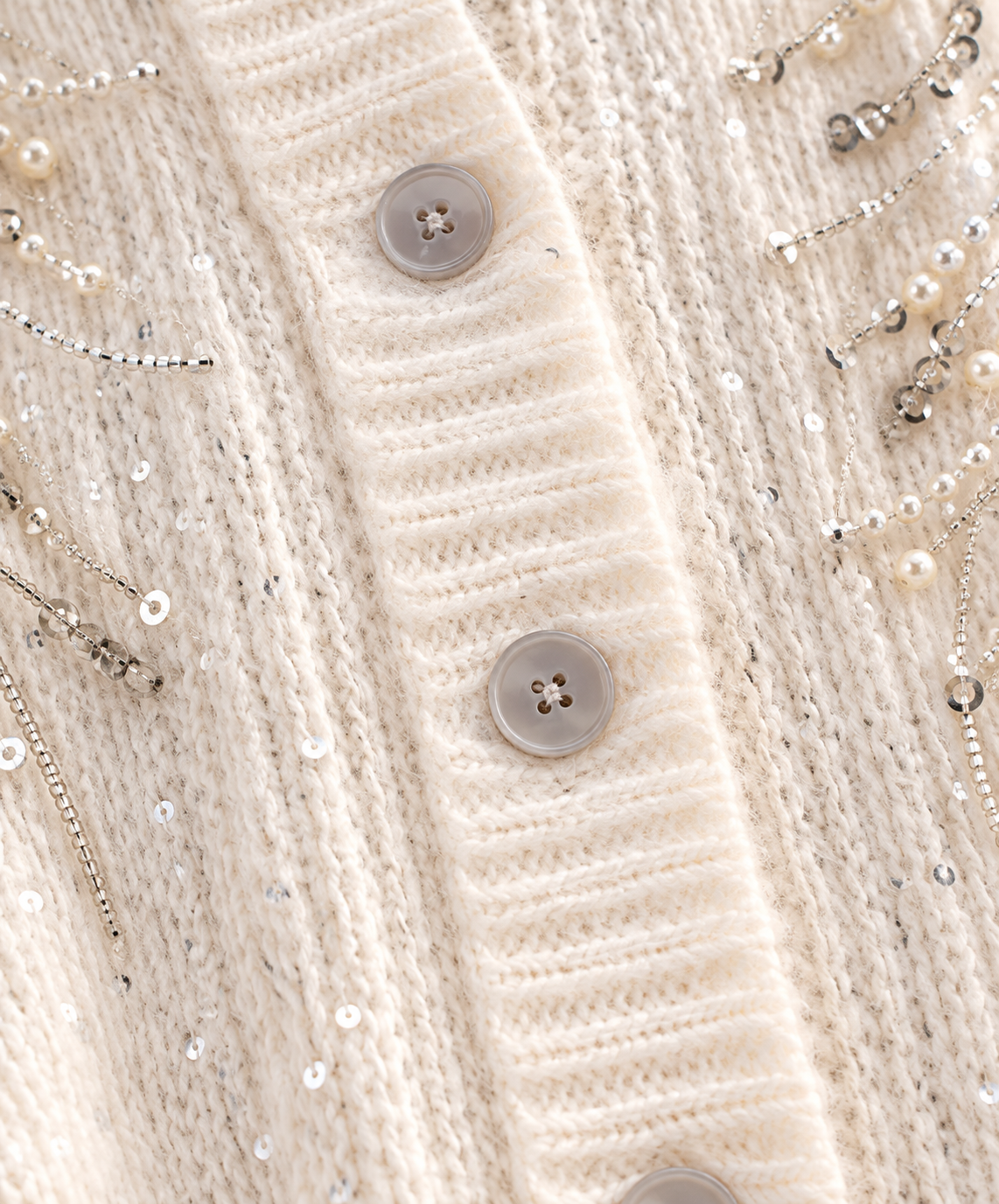Women’s Sequin Relaxed Knit Sweater