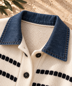 Women’s Contrast Relaxed Knit Sweater