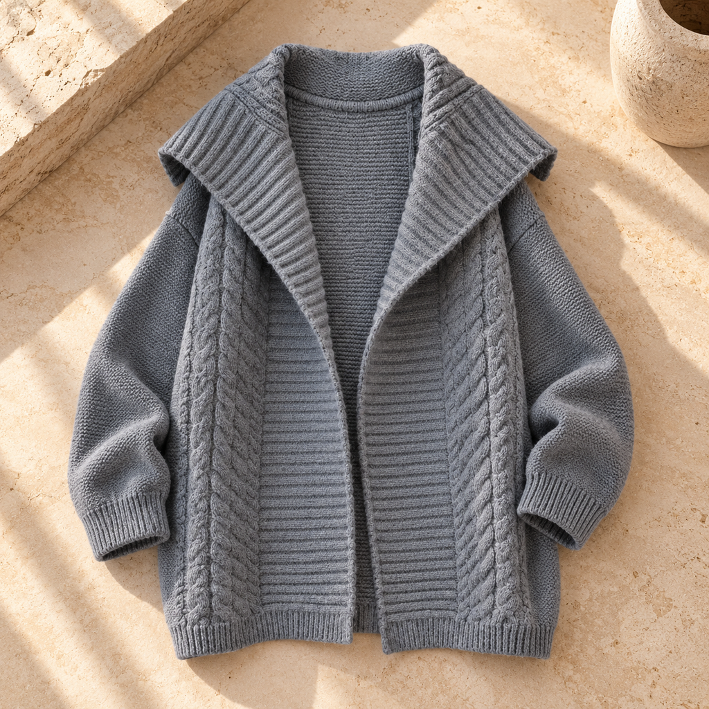 Women’s Collared Long Sleeve Knit Sweater