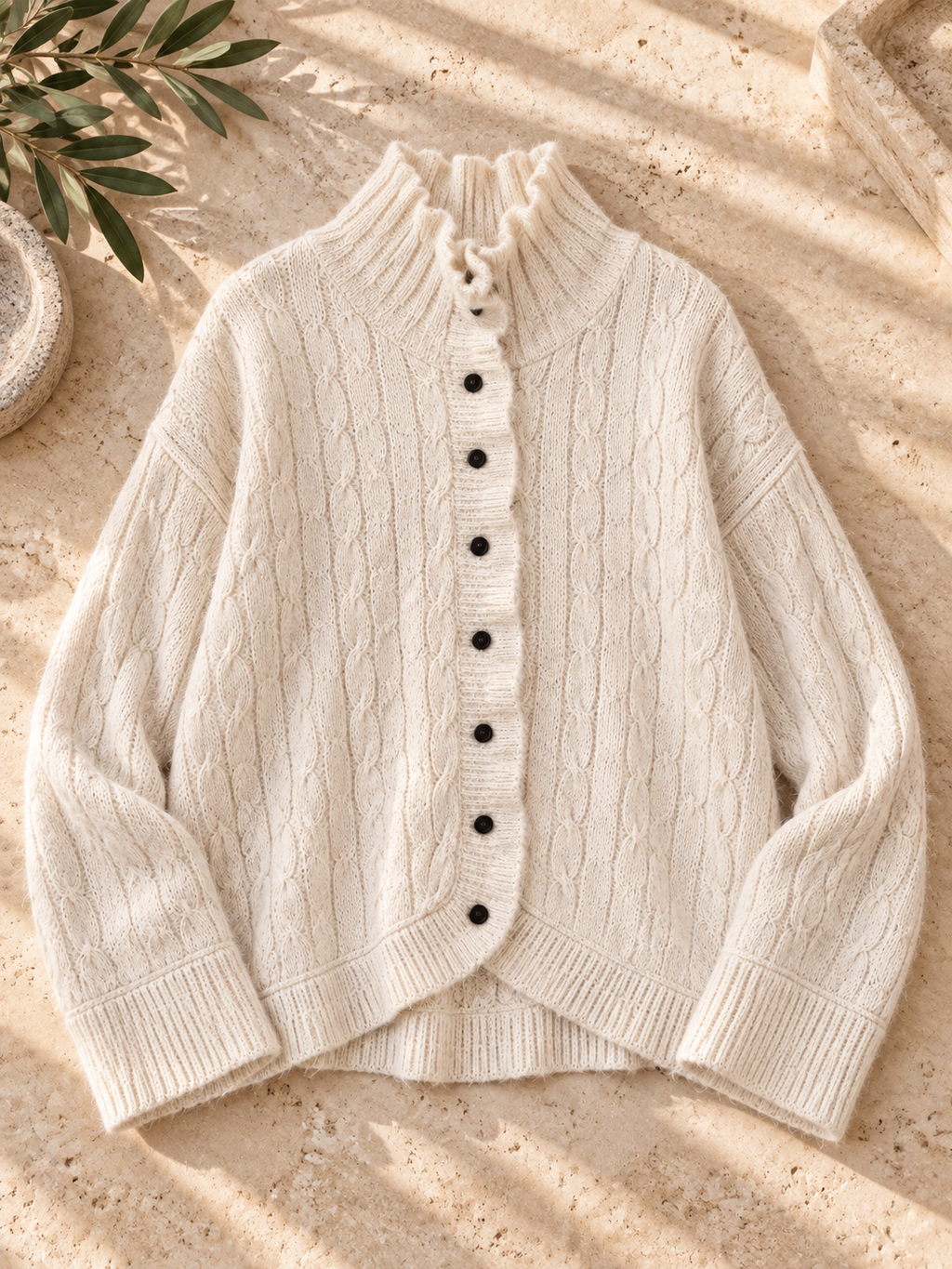 Women’s Relaxed Long Sleeve Knit Sweater