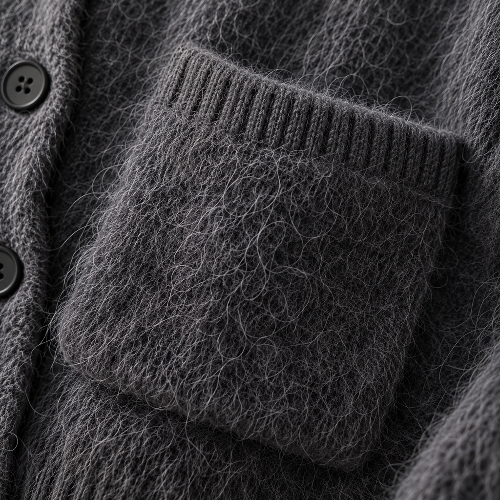 Women’s Lantern Sleeve Knit Cardigan