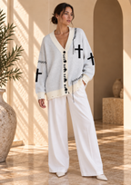 Women’s Tassel V-Neck Knit Cardigan