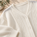 Women’s Hollow-Out Relaxed Knit Sweater