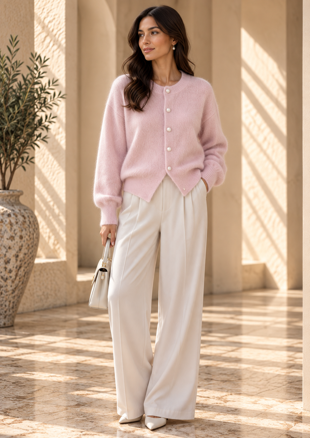 Women’s Cropped Knit Cardigan