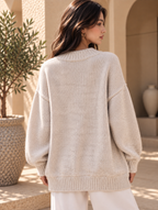 Women’s Relaxed V-Neck Knit Cardigan