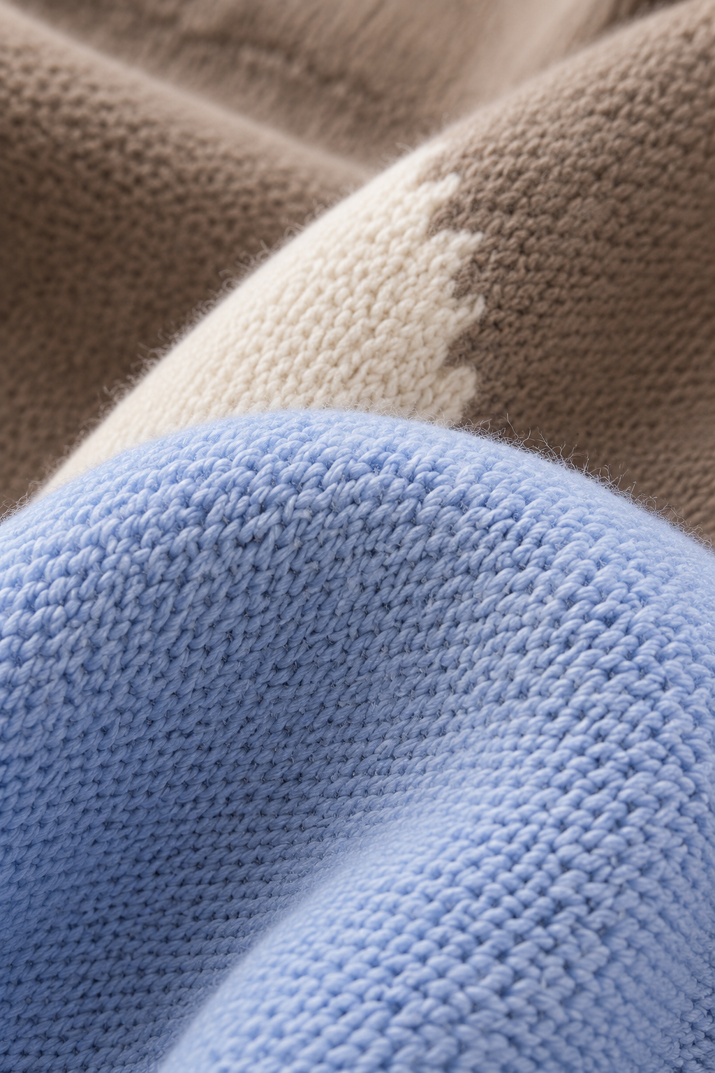 Women’s Color-Block Round Neck Knit Sweater
