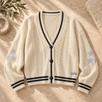 Women’s Long Sleeve Wool-Blend Cardigan