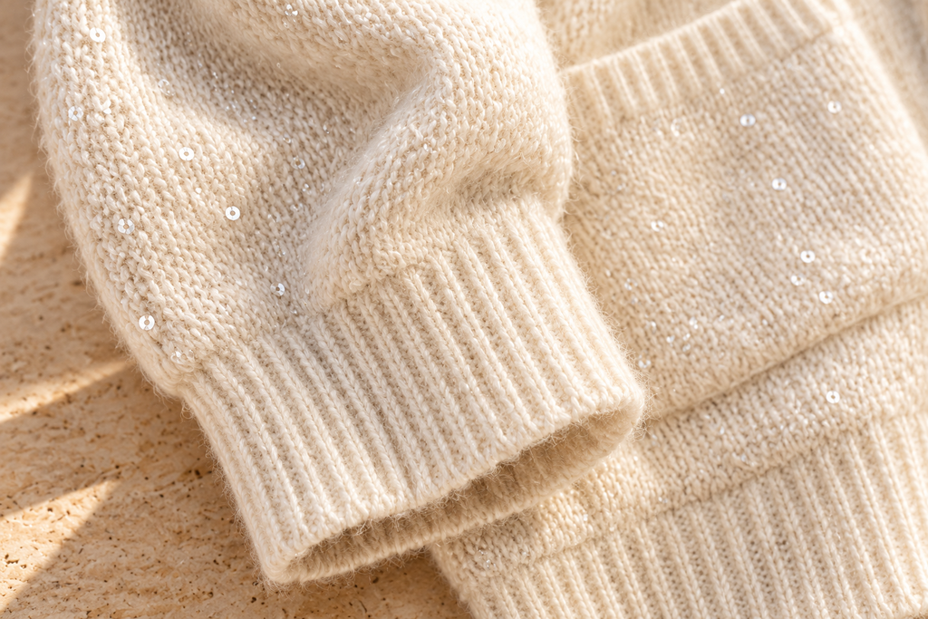 Women’s Sequin Relaxed Knit Cardigan