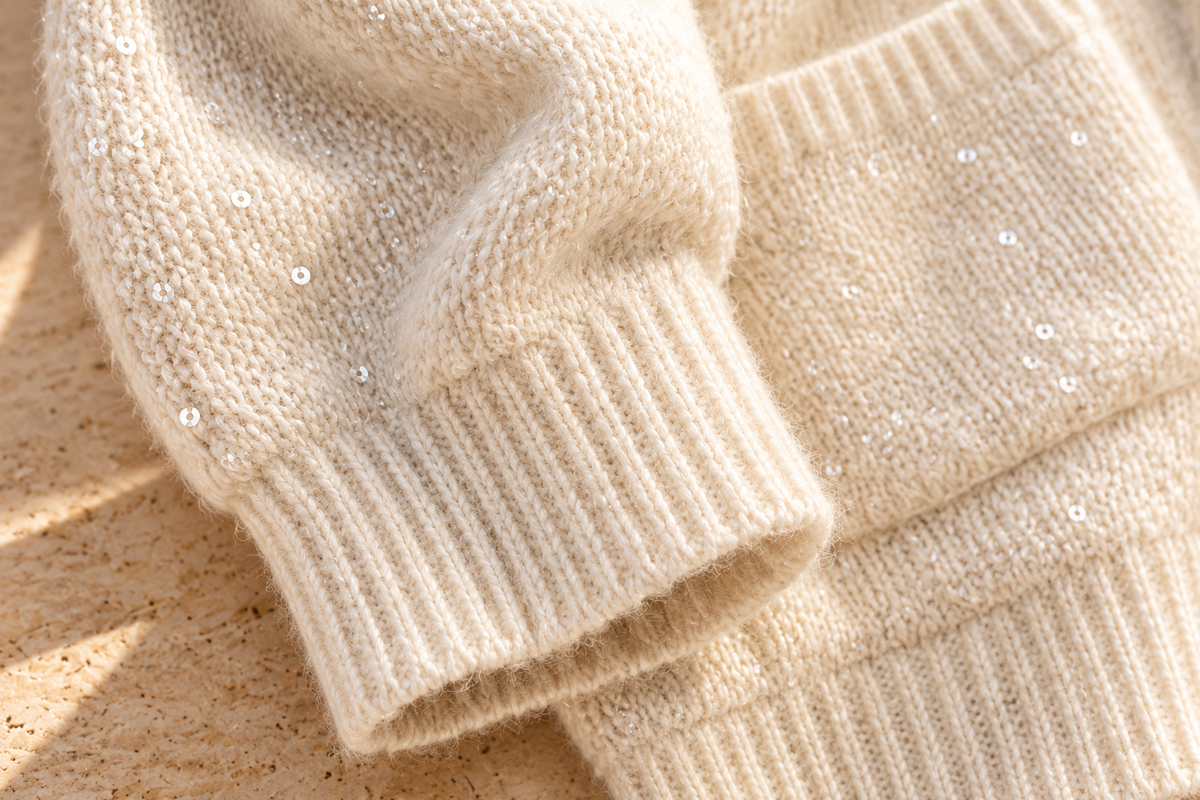 Women’s Sequin Relaxed Knit Cardigan