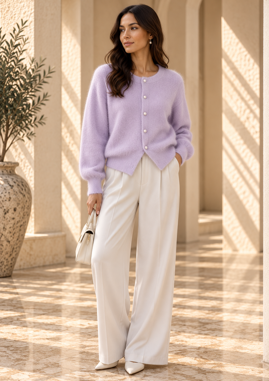 Women’s Cropped Knit Cardigan