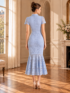 Women’s Short Sleeve Lace Dress