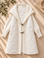 Women’s Hooded Toggle Long Coat