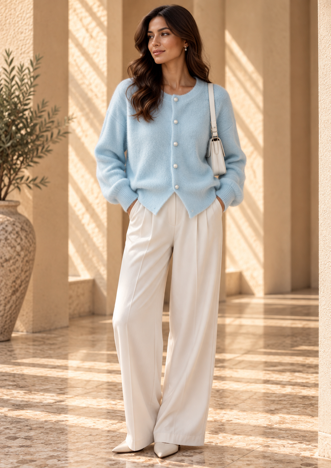 Women’s Cropped Knit Cardigan