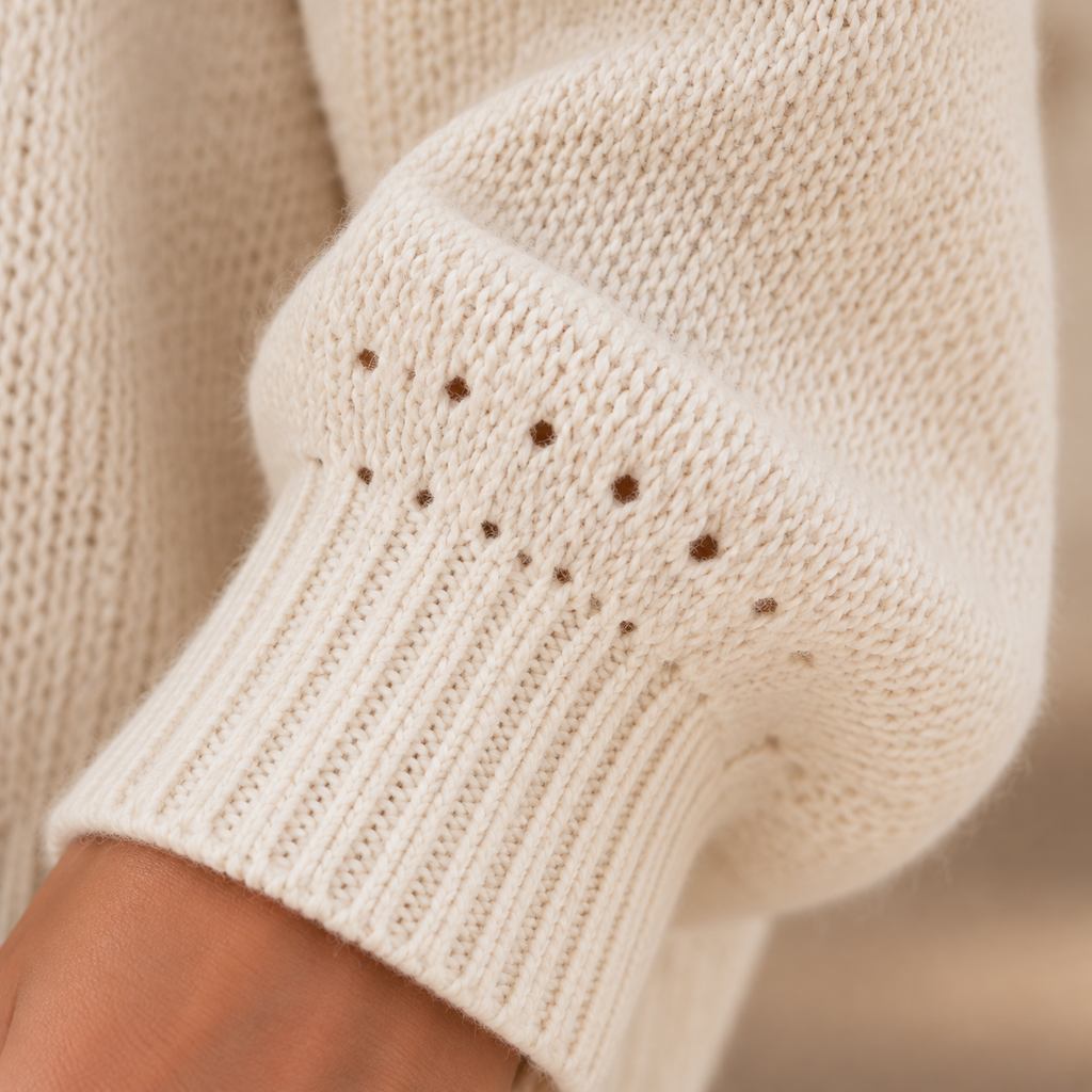 Women’s Hollow-Out Relaxed Knit Sweater