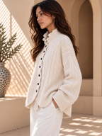 Women’s Relaxed Long Sleeve Knit Sweater