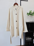 Solid color long sleeved sweater