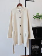 Solid color long sleeved sweater