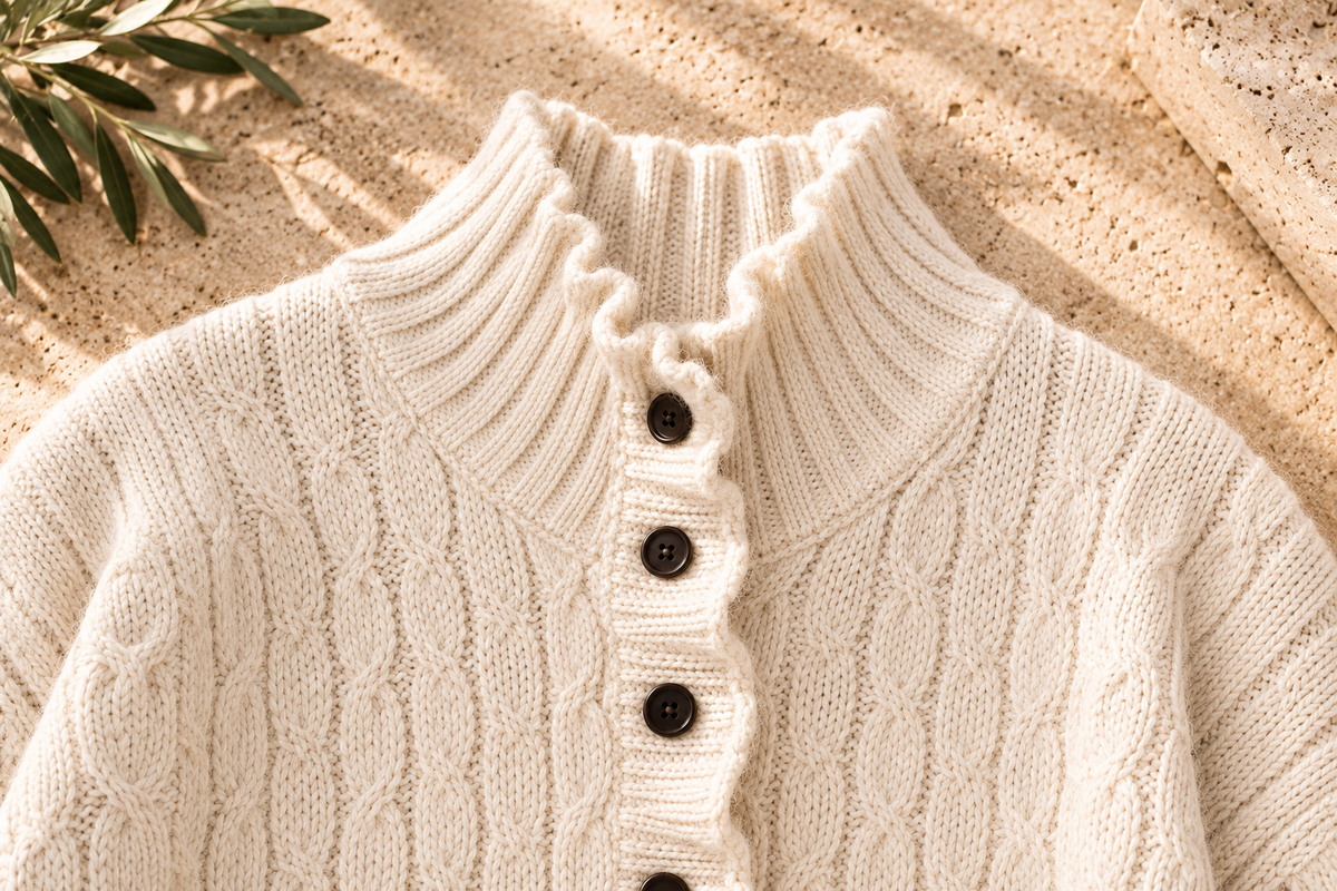 Women’s Relaxed Long Sleeve Knit Sweater