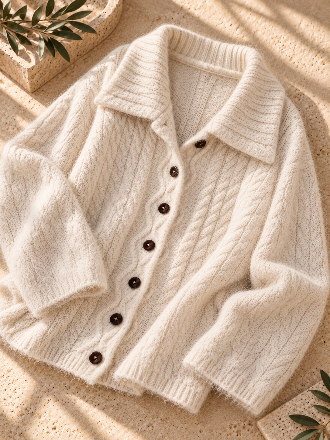 Women’s Collared Relaxed Knit Sweater