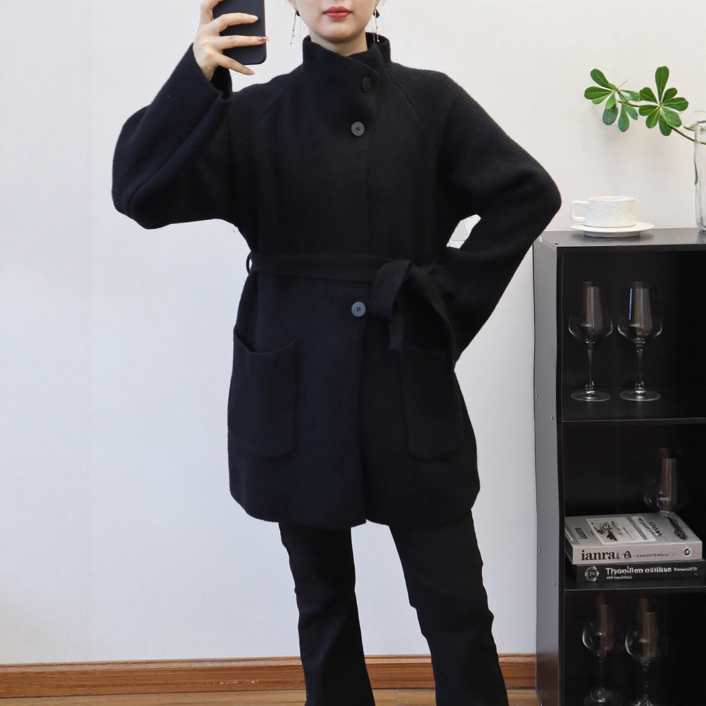 Solid color loose jacket for women