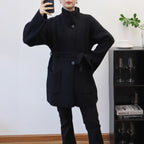Solid color loose jacket for women