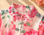 Women’s Lantern Sleeve Button-Front Dress