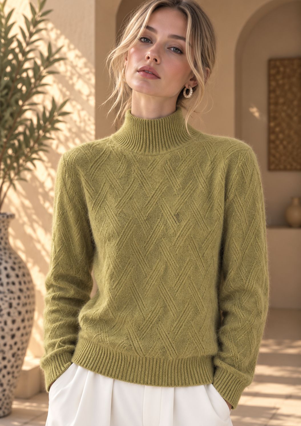 Women’s Relaxed Knit Pullover Top