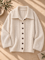 Women’s Collared Relaxed Knit Sweater