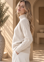 Women’s Relaxed Knit Pullover Top