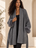 Women’s Lace-Up Knit Cardigan