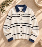 Women’s Contrast Relaxed Knit Sweater