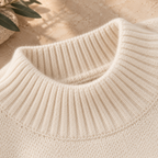 Women’s High Neck Relaxed Knit Sweater