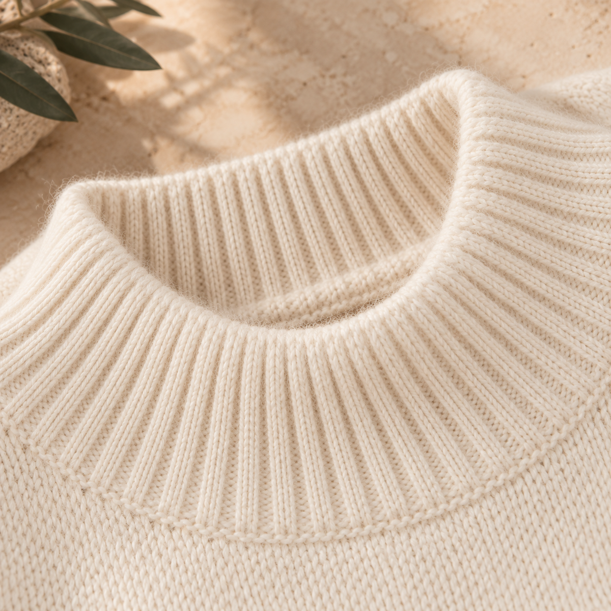 Women’s High Neck Relaxed Knit Sweater