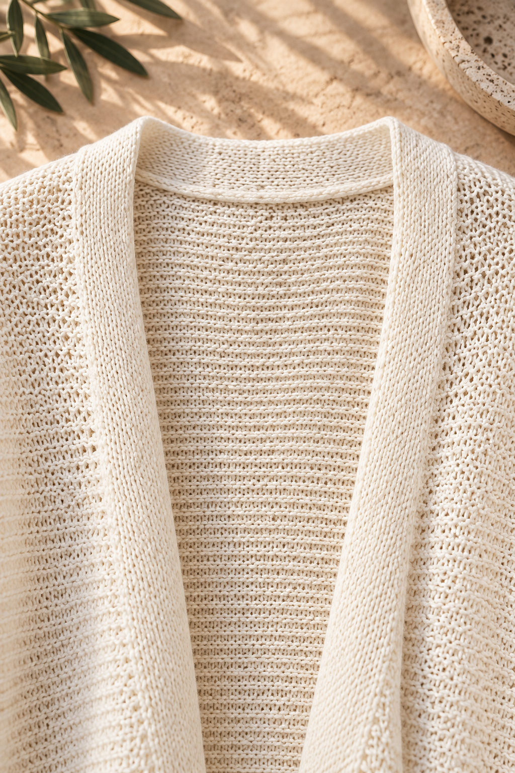 Women’s Open-Front Relaxed Knit Cardigan