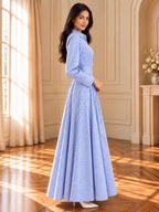 Women’s Striped Belted Shirt Dress