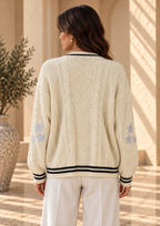 Women’s Long Sleeve Wool-Blend Cardigan