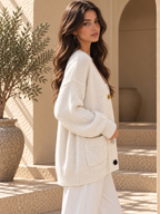 Women’s Sequin Relaxed Knit Cardigan