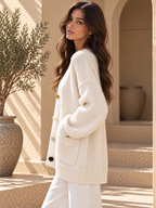 Women’s Sequin Relaxed Knit Cardigan