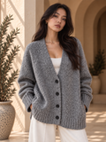 Women’s Long Sleeve V-Neck Knit Sweater