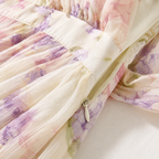 Women’s Floral Chiffon Maxi Dress