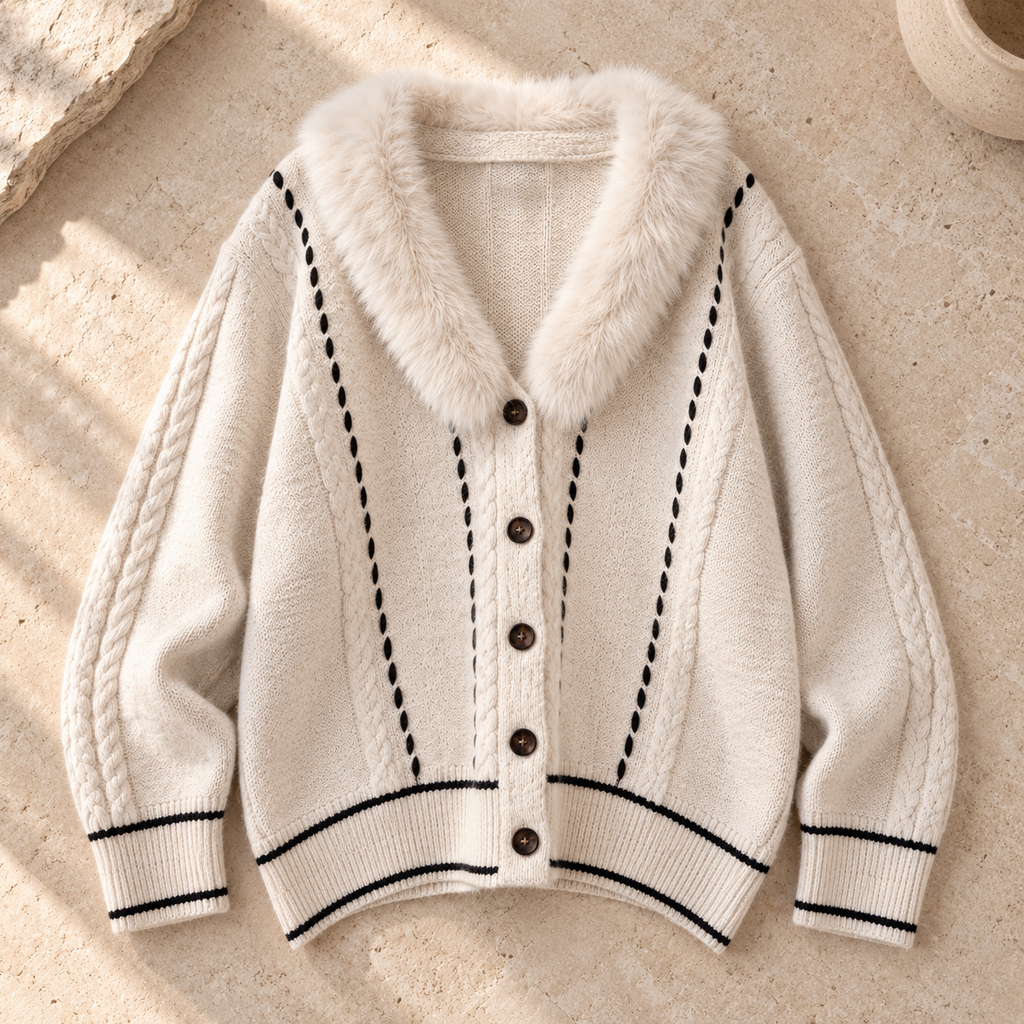 Women’s Relaxed Long Sleeve Knit Cardigan