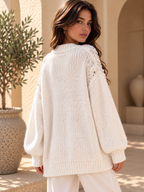 Women’s Sequin Relaxed Knit Sweater