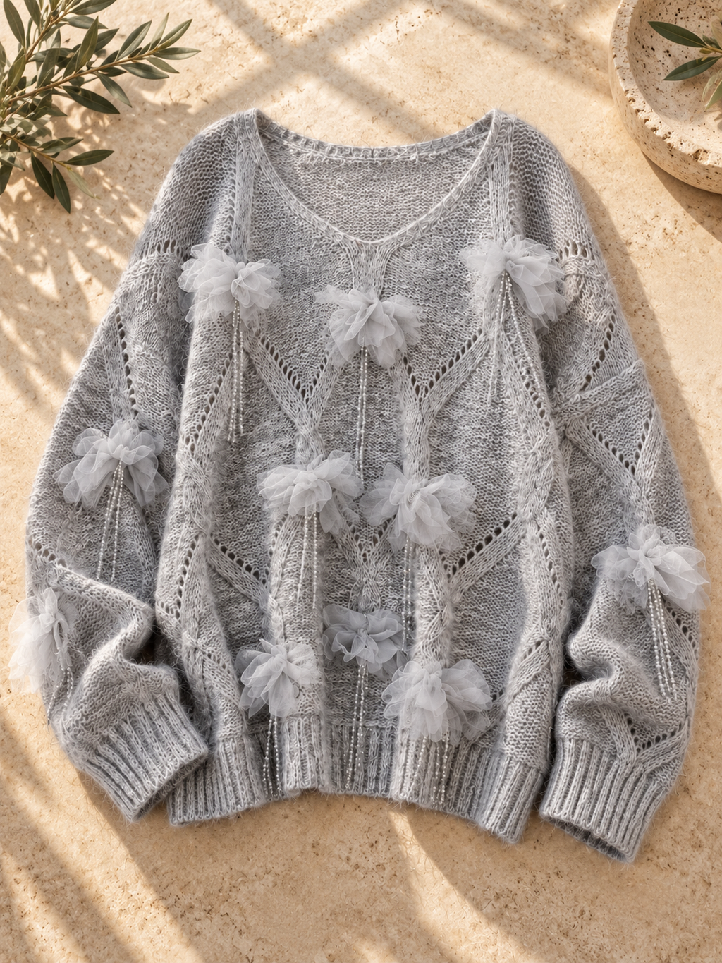 Women’s Relaxed Long Sleeve Knit Pullover
