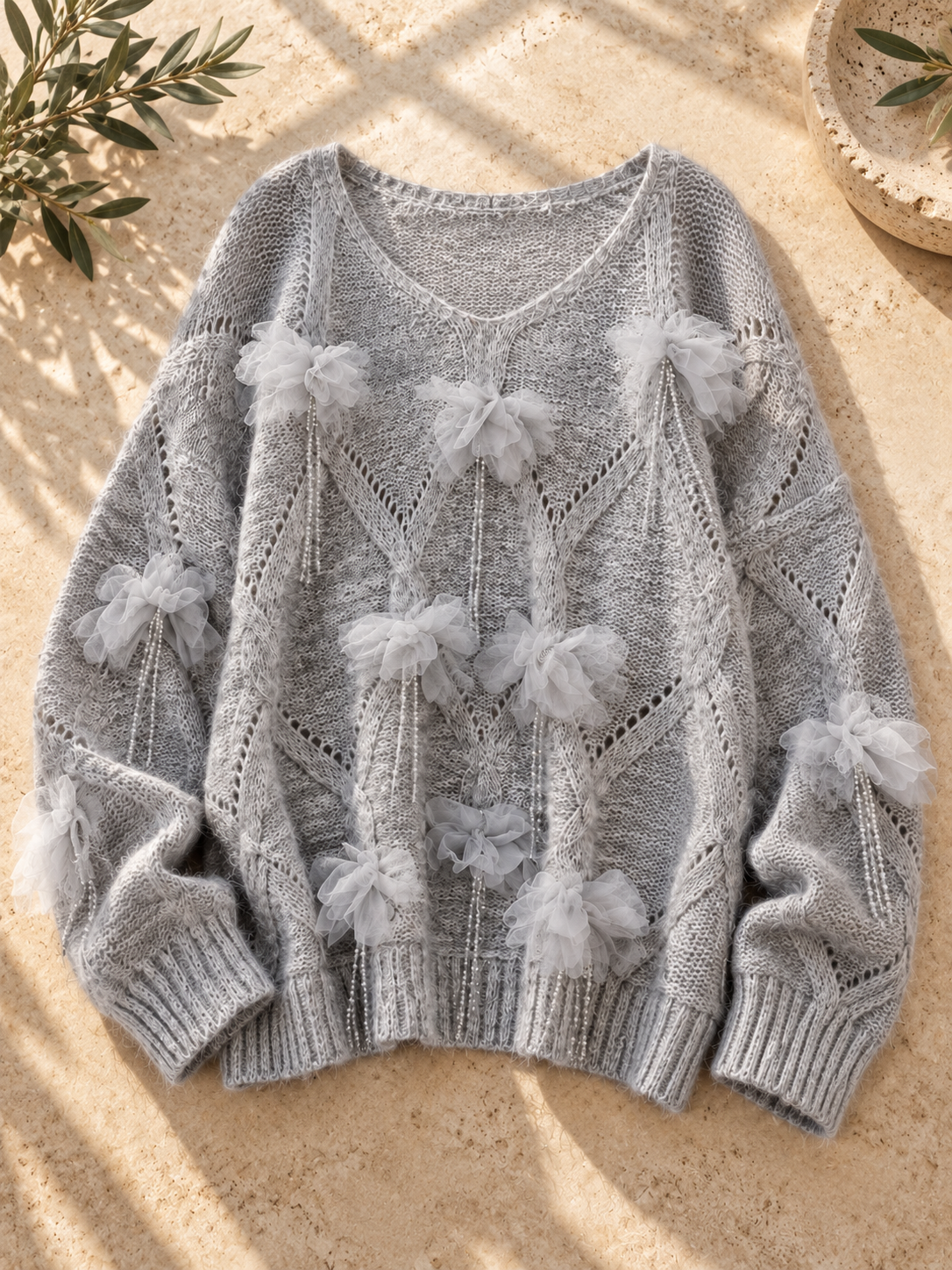Women’s Relaxed Long Sleeve Knit Pullover