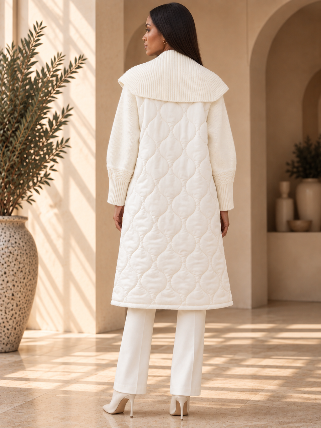 Women’s Hooded Toggle Long Coat