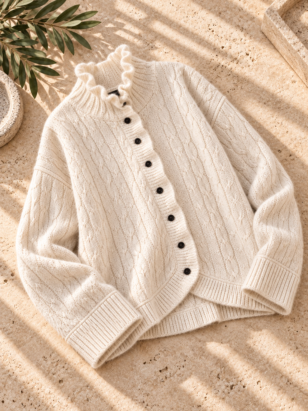 Women’s Relaxed Long Sleeve Knit Sweater