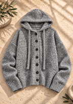 Women’s Hooded Relaxed Knit Sweater
