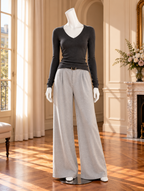 Women’s Tencel-Wool V-Neck Base Layer Top